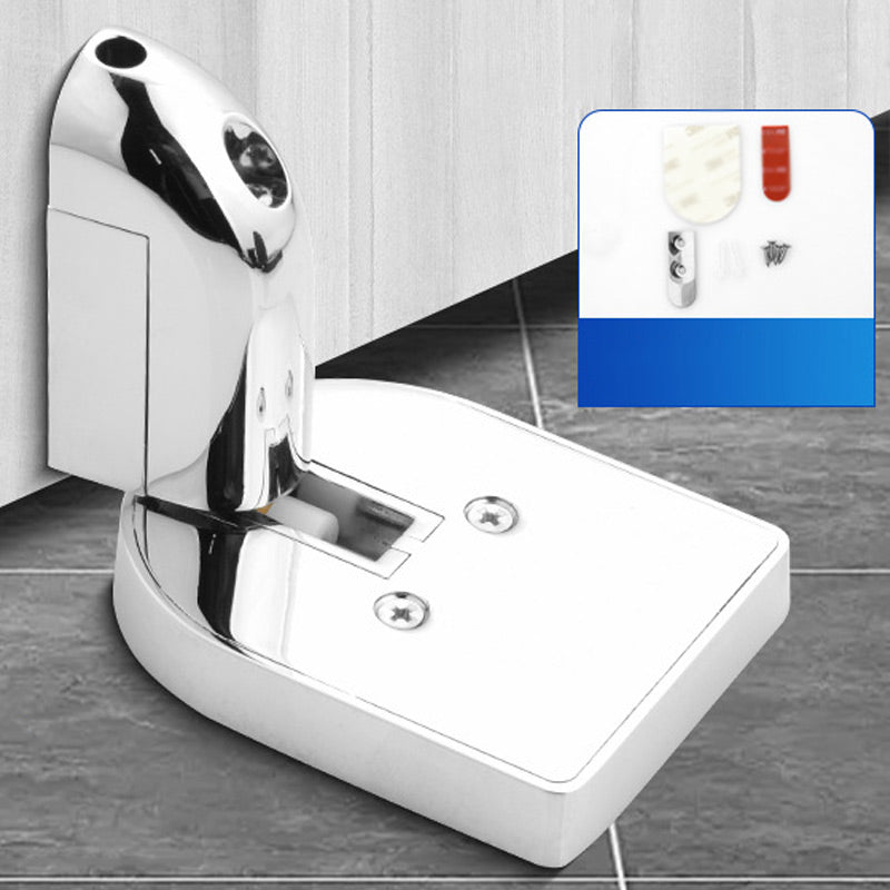 Hold Doors Open Instantly! Push-to-Lock Zinc Alloy Door Stopper
