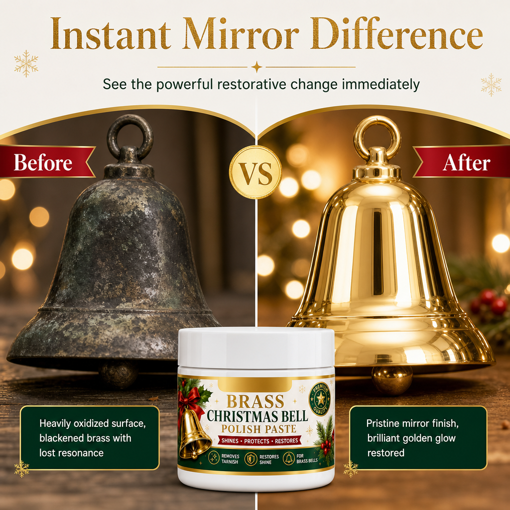 Restore Brass Shine Instantly! Tarnish Removal Polish Cream