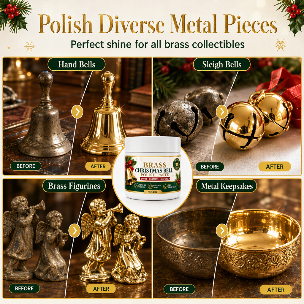 Restore Brass Shine Instantly! Tarnish Removal Polish Cream