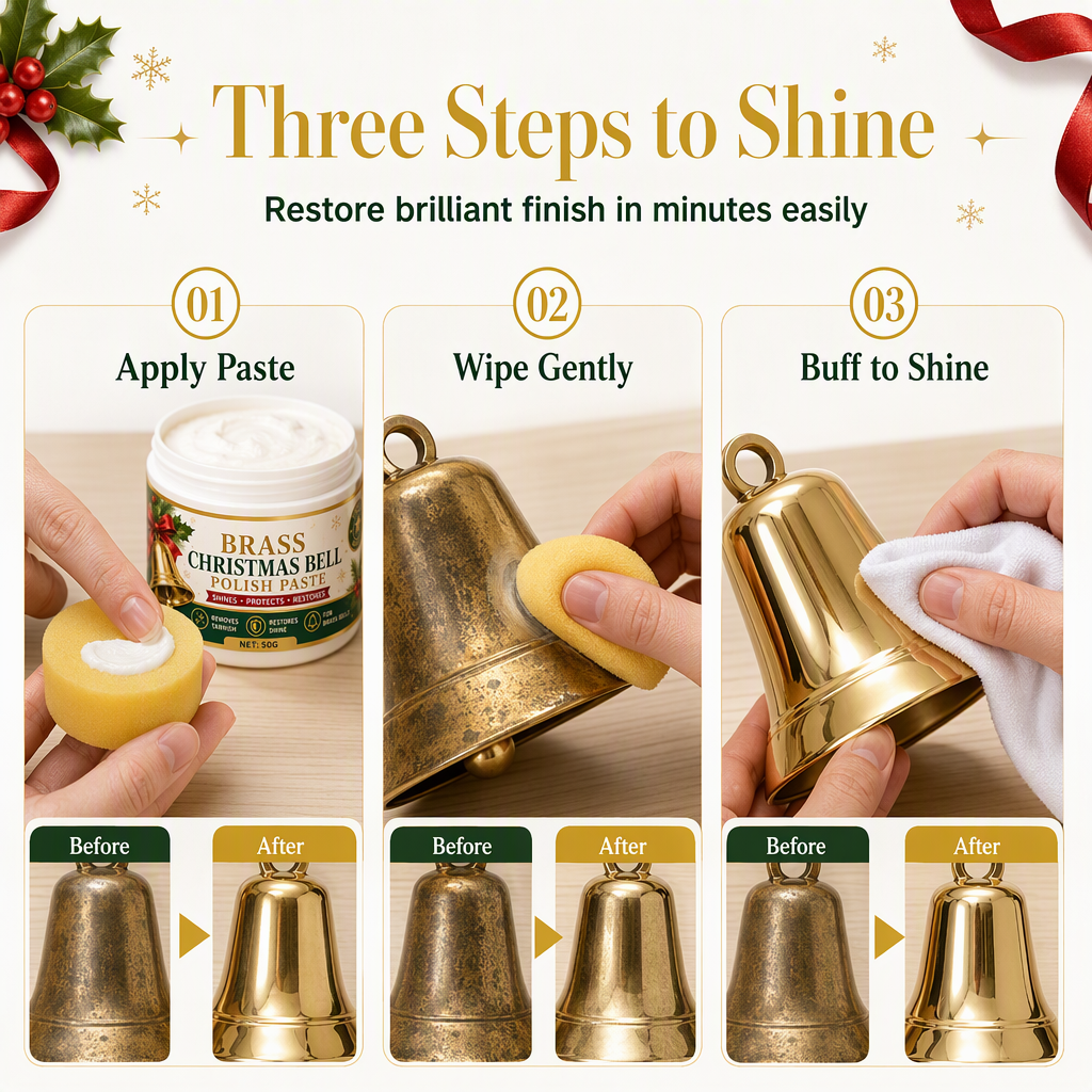 Restore Brass Shine Instantly! Tarnish Removal Polish Cream