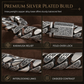 Ditch Flimsy Jewelry Instantly! Heavy Silver Plated Curb Chain Bracelet
