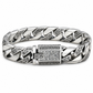 Ditch Flimsy Jewelry Instantly! Heavy Silver Plated Curb Chain Bracelet