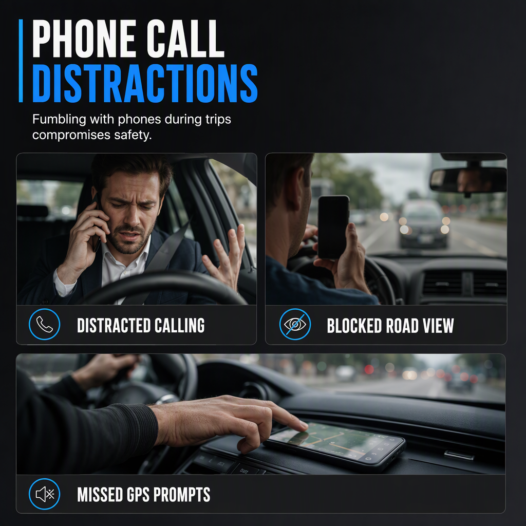 Drive Hands-Free Instantly! Voice-Assisted Car Visor Bluetooth Speaker