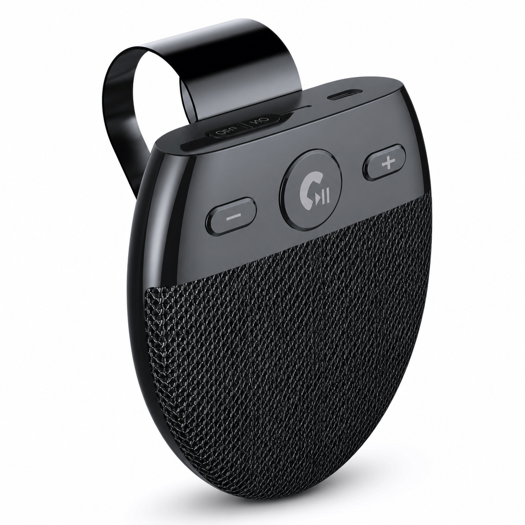 Drive Hands-Free Instantly! Voice-Assisted Car Visor Bluetooth Speaker