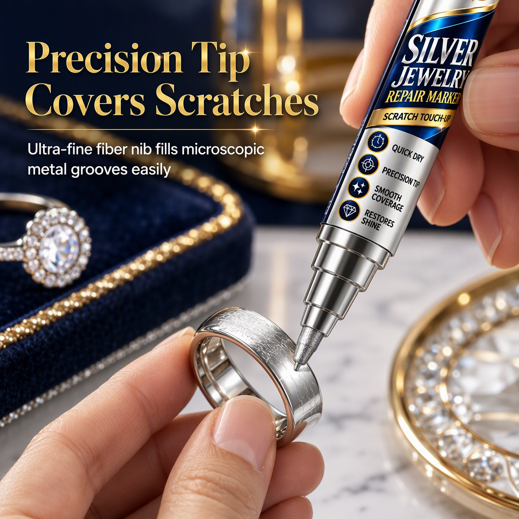 Restore Silver Shine Instantly! Jewelry Scratch Repair Pen