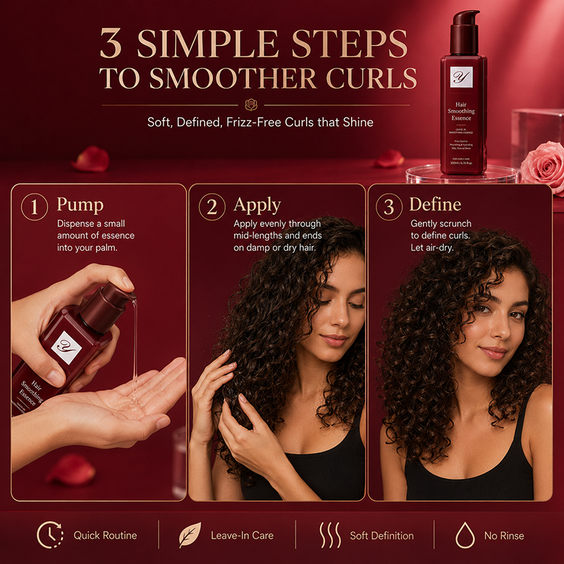Tame Frizz & Flyaways Instantly! No-Rinse Leave-In Conditioner