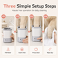 Clean Paws Instantly! Automatic Electric Pet Paw Cleaner
