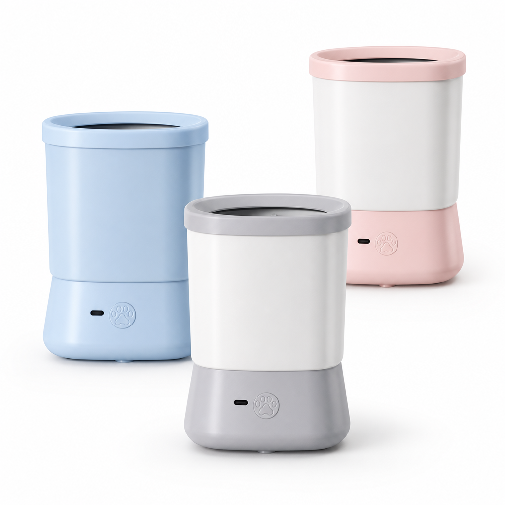 Clean Paws Instantly! Automatic Electric Pet Paw Cleaner