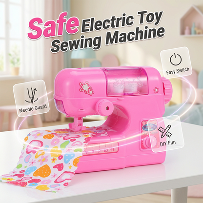 Start Sewing Safely Instantly! Kids Electric Sewing Machine Toy