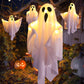 Add Spooky Glow Instantly! Battery-Operated Ghost Chandelier