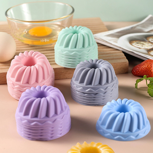 Bake Perfect Treats Instantly! Non-Stick Silicone Donut Baking Cups