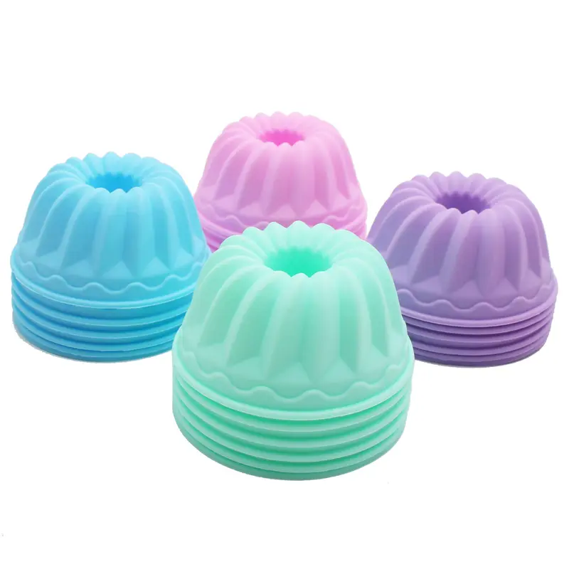 Bake Perfect Treats Instantly! Non-Stick Silicone Donut Baking Cups