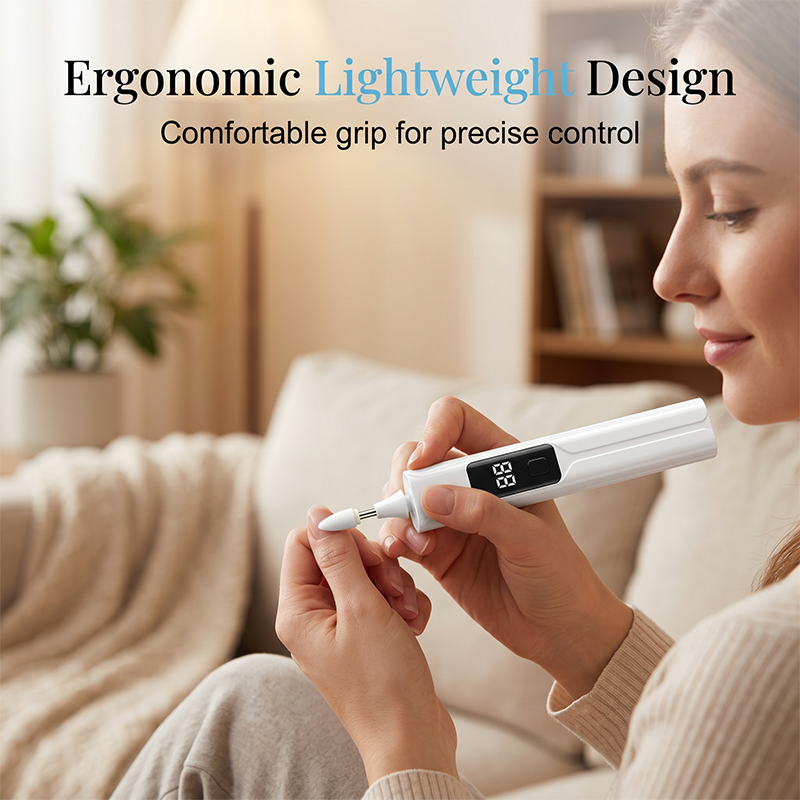 Smooth Rough Heels Instantly! Electric Callus & Nail Drill Kit