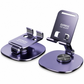 Stop Neck Strain Instantly! 360° Rotating Foldable Metal Phone Stand