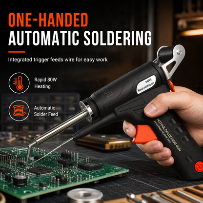 Solder Perfect Joints Instantly! Semi-Automatic Soldering Gun Kit