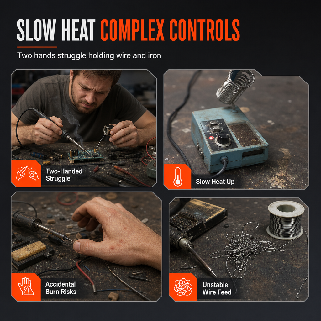 Solder Perfect Joints Instantly! Semi-Automatic Soldering Gun Kit