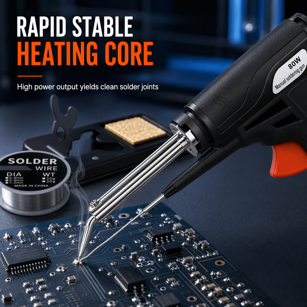 Solder Perfect Joints Instantly! Semi-Automatic Soldering Gun Kit