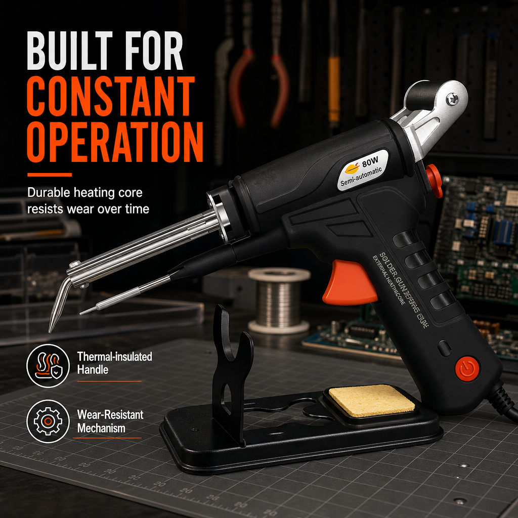 Solder Perfect Joints Instantly! Semi-Automatic Soldering Gun Kit