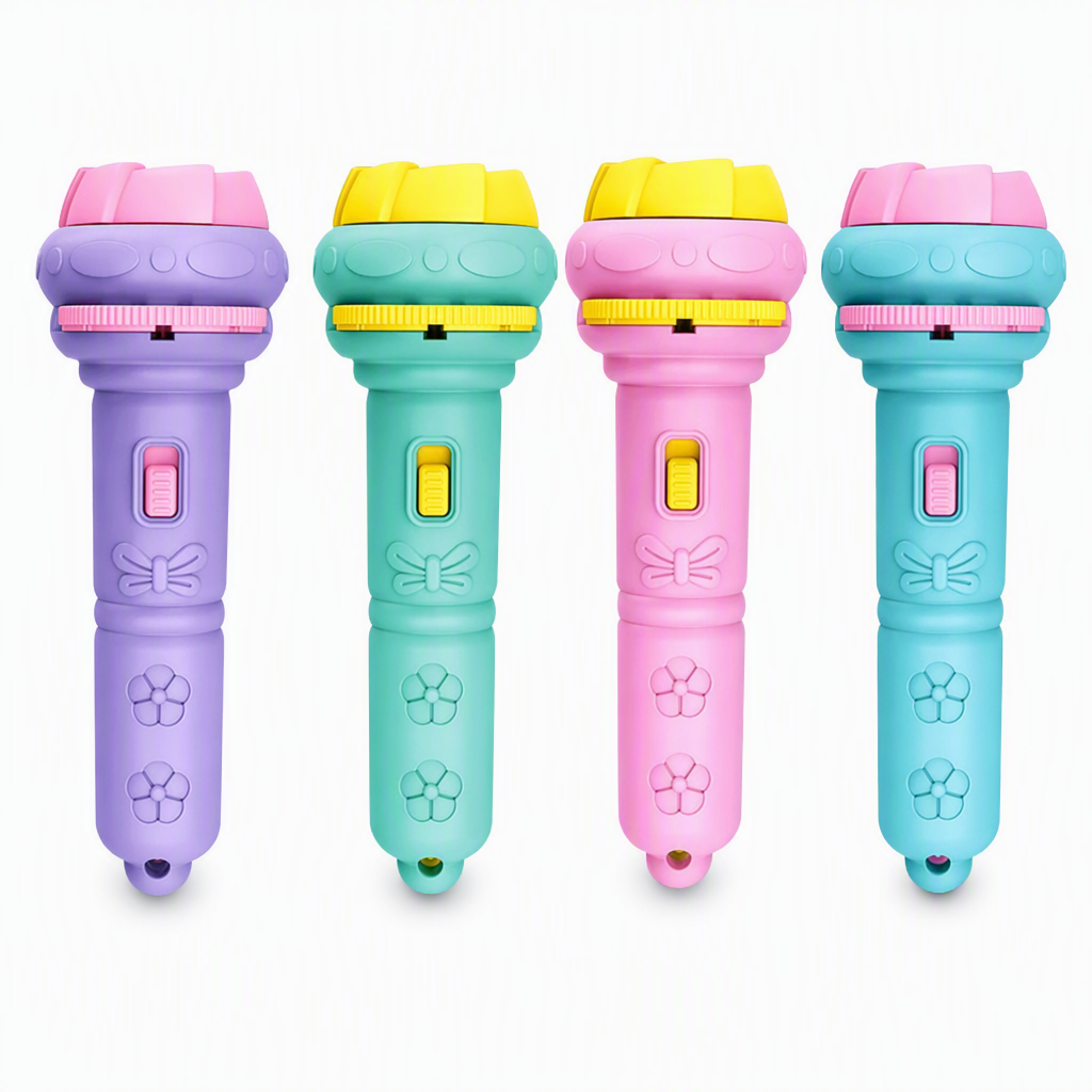 Project Bedtime Stories Instantly! Mini Kids Projector Flashlight