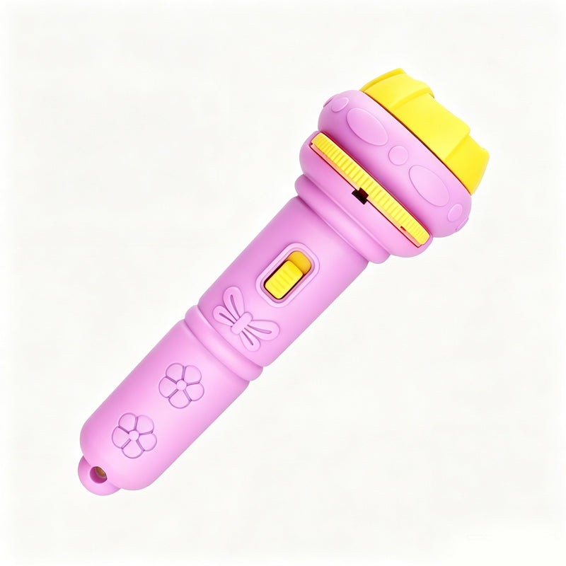 Project Bedtime Stories Instantly! Mini Kids Projector Flashlight