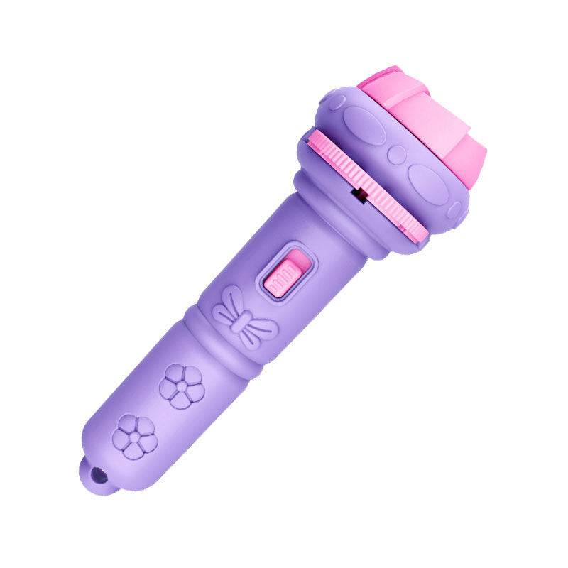 Project Bedtime Stories Instantly! Mini Kids Projector Flashlight