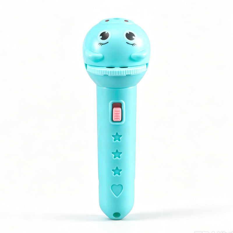 Project Bedtime Stories Instantly! Mini Kids Projector Flashlight