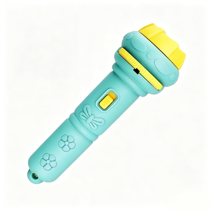 Project Bedtime Stories Instantly! Mini Kids Projector Flashlight