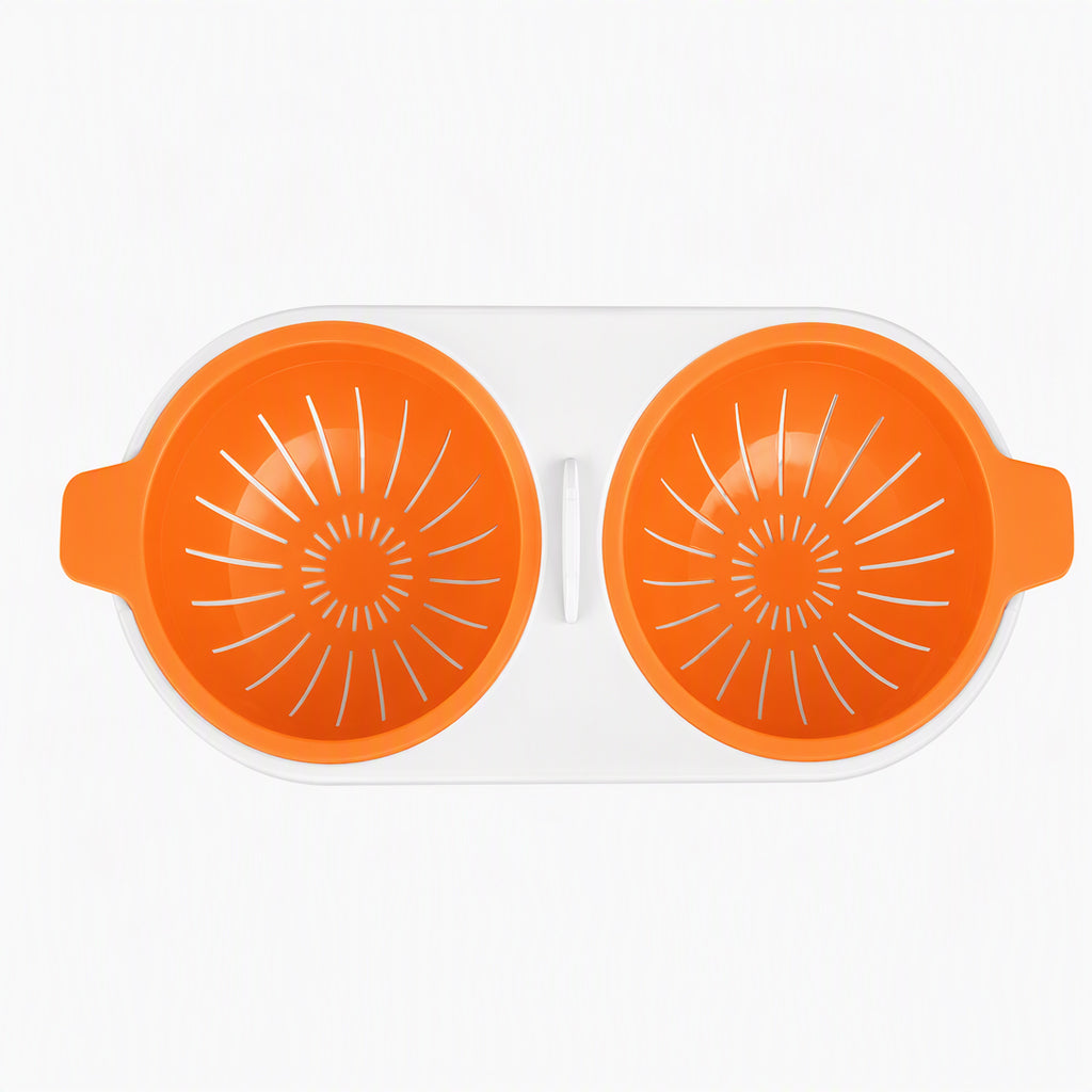 Poach Two Eggs Instantly! Microwave Double Egg Poacher