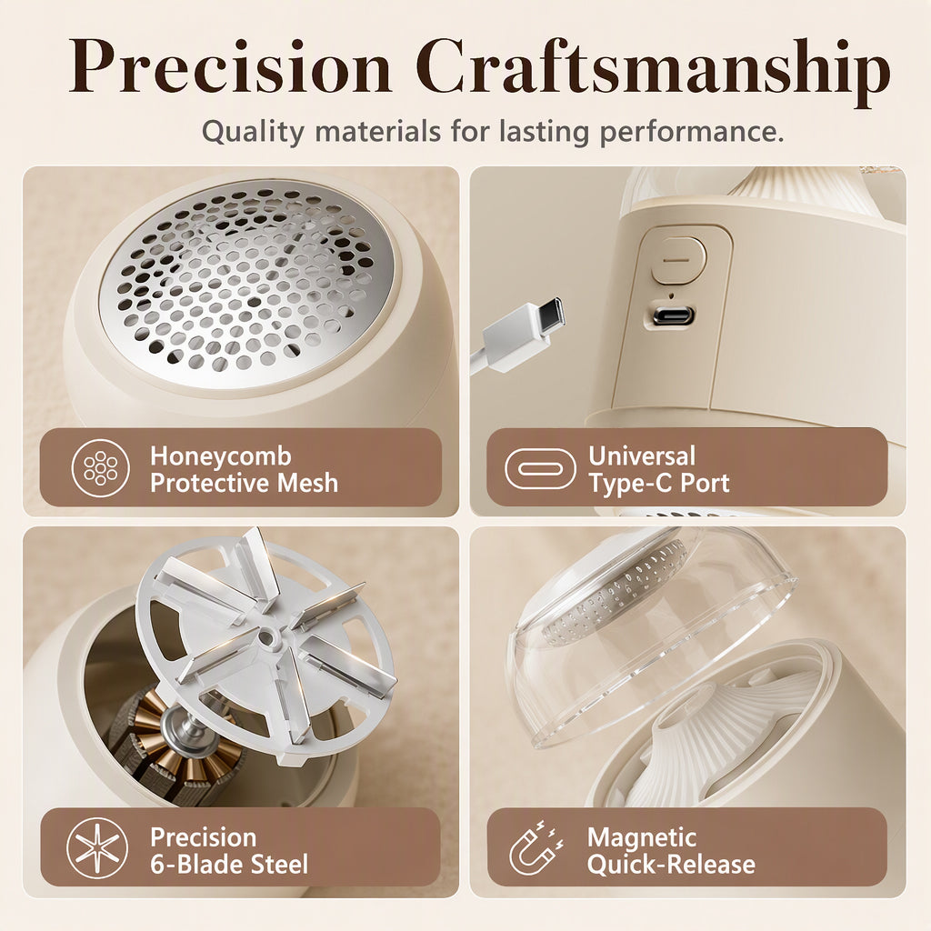 Restore Fabric Smoothness Instantly! Magnetic Lint Remover
