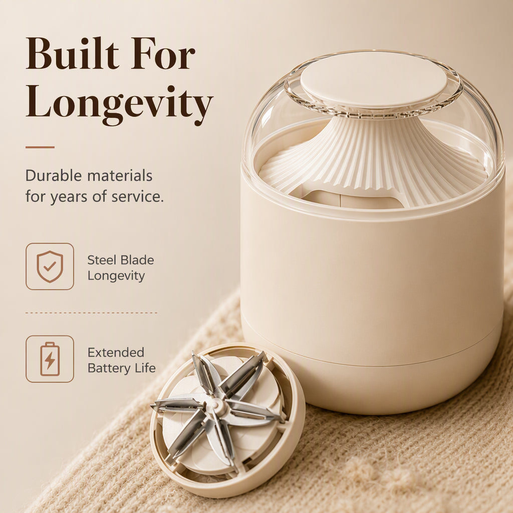 Restore Fabric Smoothness Instantly! Magnetic Lint Remover