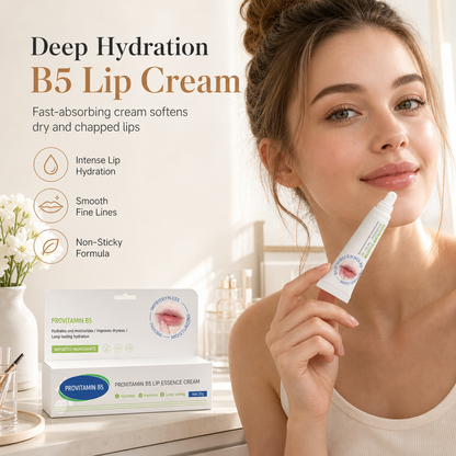 Moisturize Dry Lips Instantly! Pro-Vitamin B5 Lip Cream