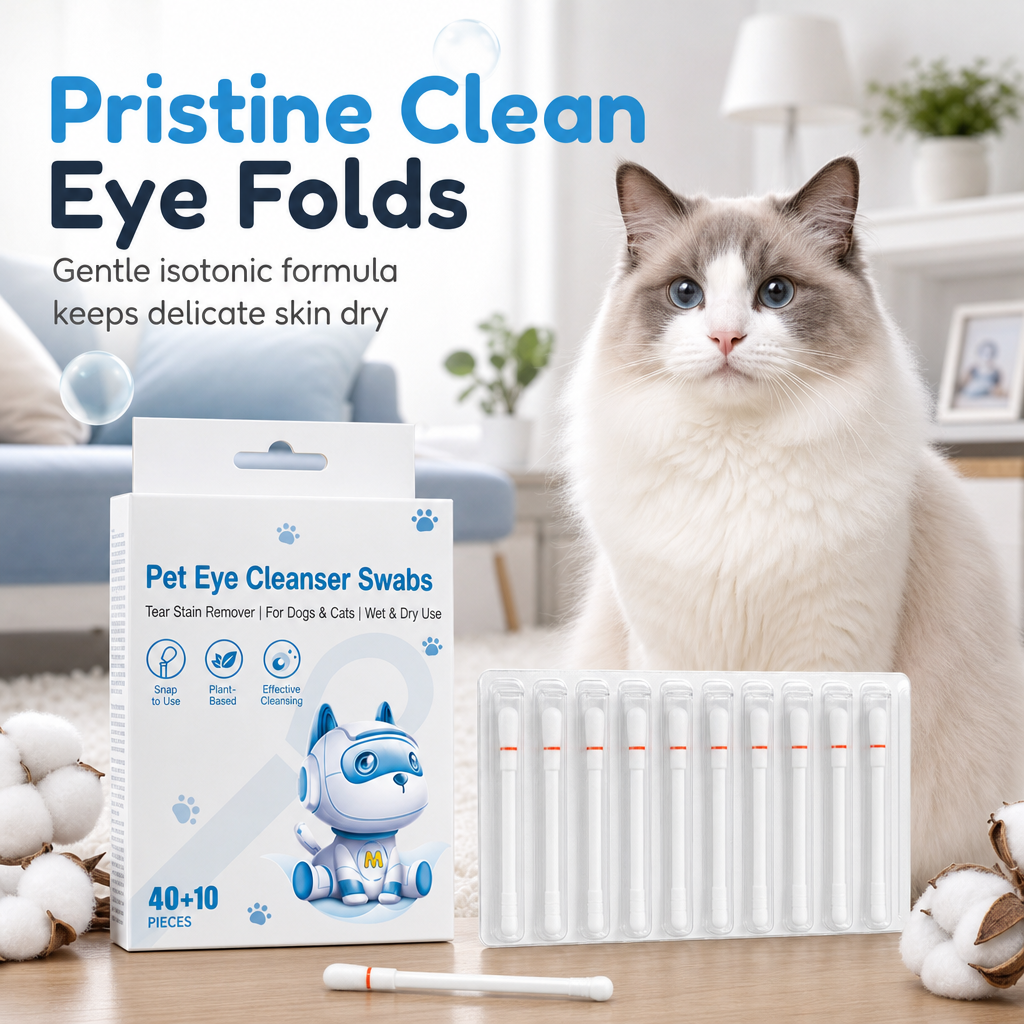 Clean Pet Ears & Eyes Instantly! External-Care Swabs