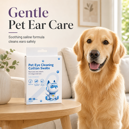 Clean Pet Ears & Eyes Instantly! External-Care Swabs