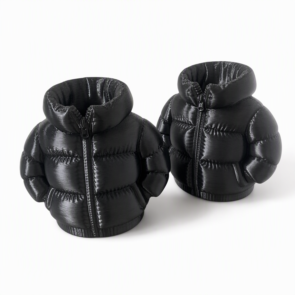 Store Pens Instantly! Puffer Coat 3D Pen Holder