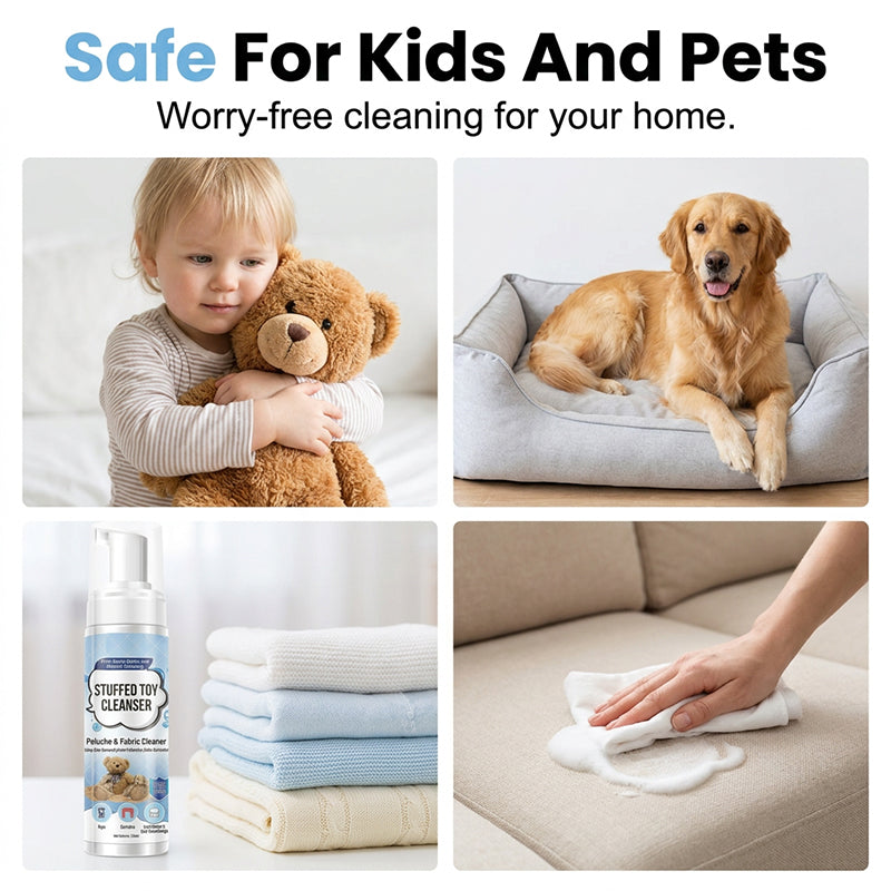 Waterless Foam Cleaner for Plush Toys