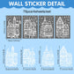 🎁Christmas Hot Sale 50% OFF🎅Christmas Village Static Window Cling Set, 78Pcs Reusable Xmas Window Stickers