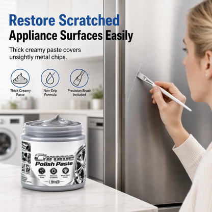 Restore Appliance Scratches Instantly! Silver & Black Repair Paste