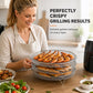 Cook Multi-Level Meals Instantly! Stackable 304 Stainless Steel Air Fryer Rack