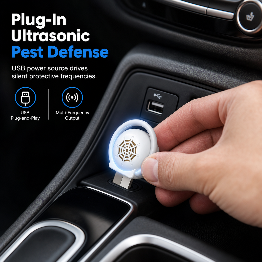 Repel Insects Instantly! USB Ultrasonic Pest Repeller