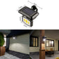 Light Up Dark Yard Instantly! Solar Motion Sensor Wall Light