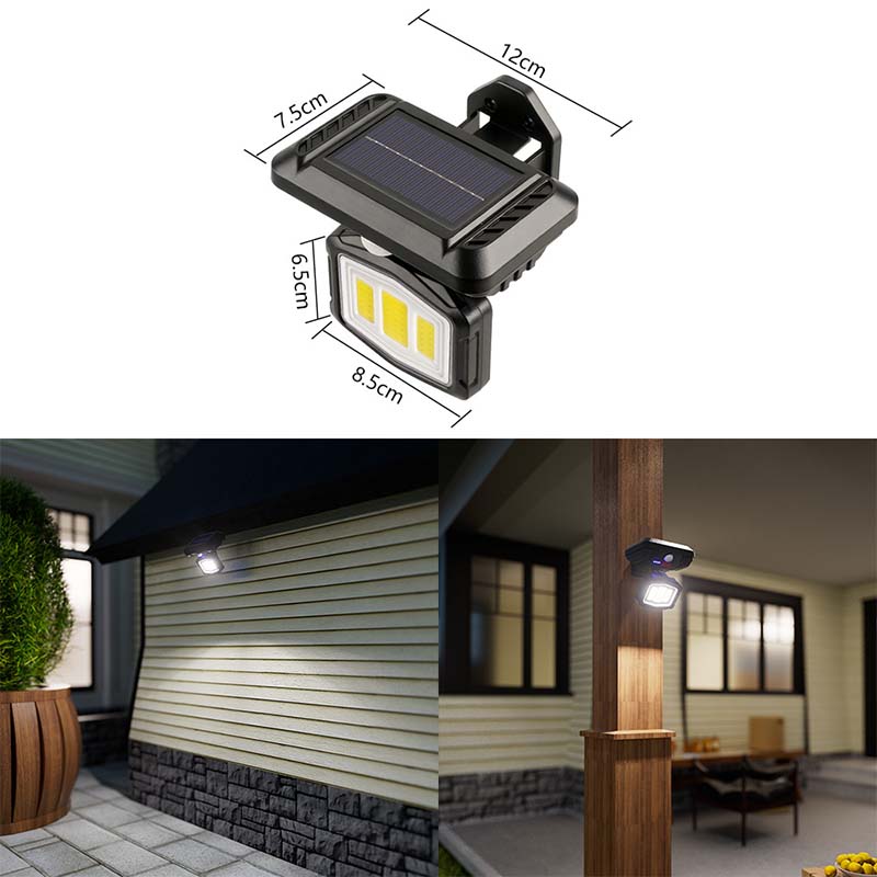 Light Up Dark Yard Instantly! Solar Motion Sensor Wall Light