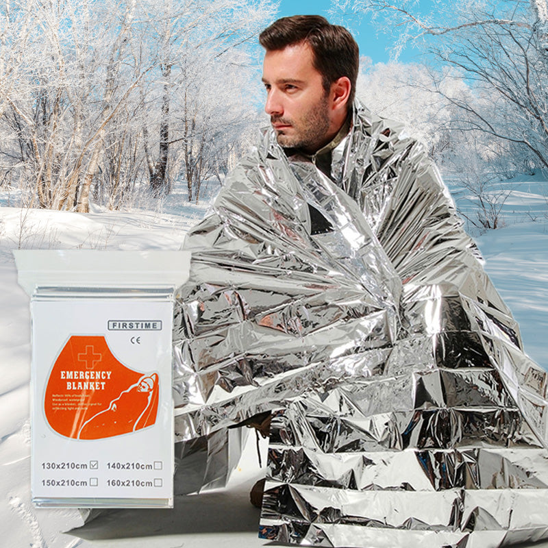 Stay Warm & Dry Instantly! Compact Waterproof Emergency Blanket