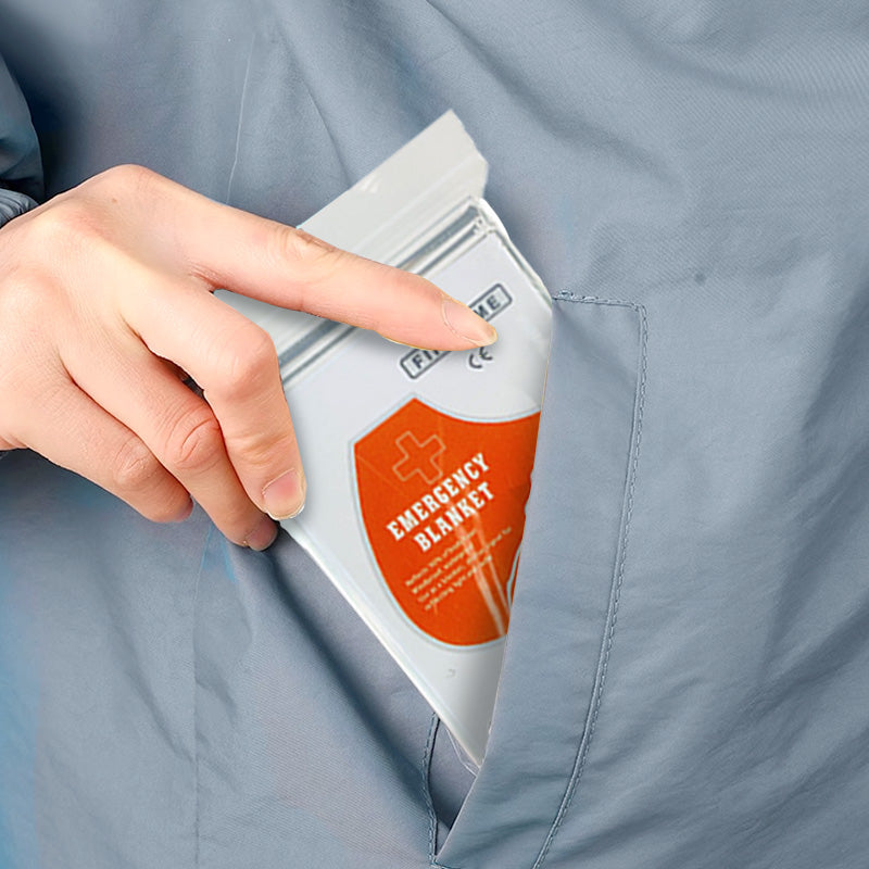 Stay Warm & Dry Instantly! Compact Waterproof Emergency Blanket