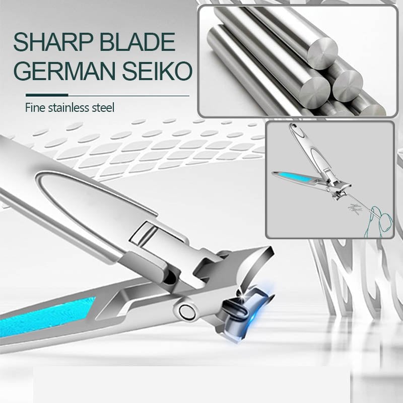 Clip Nails Anywhere Instantly! Ultra-Thin Folding Nail Clippers