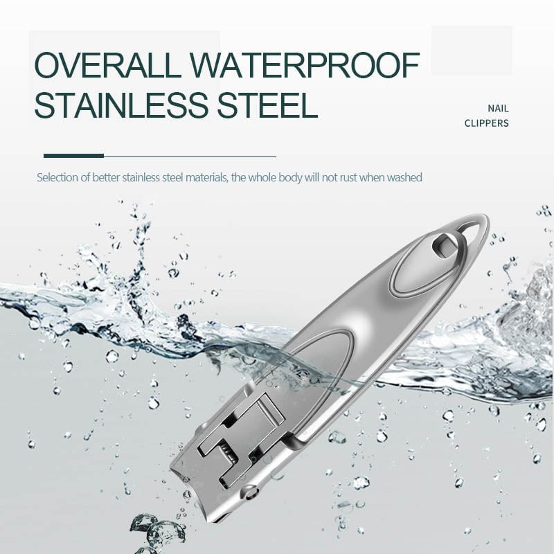 Clip Nails Anywhere Instantly! Ultra-Thin Folding Nail Clippers