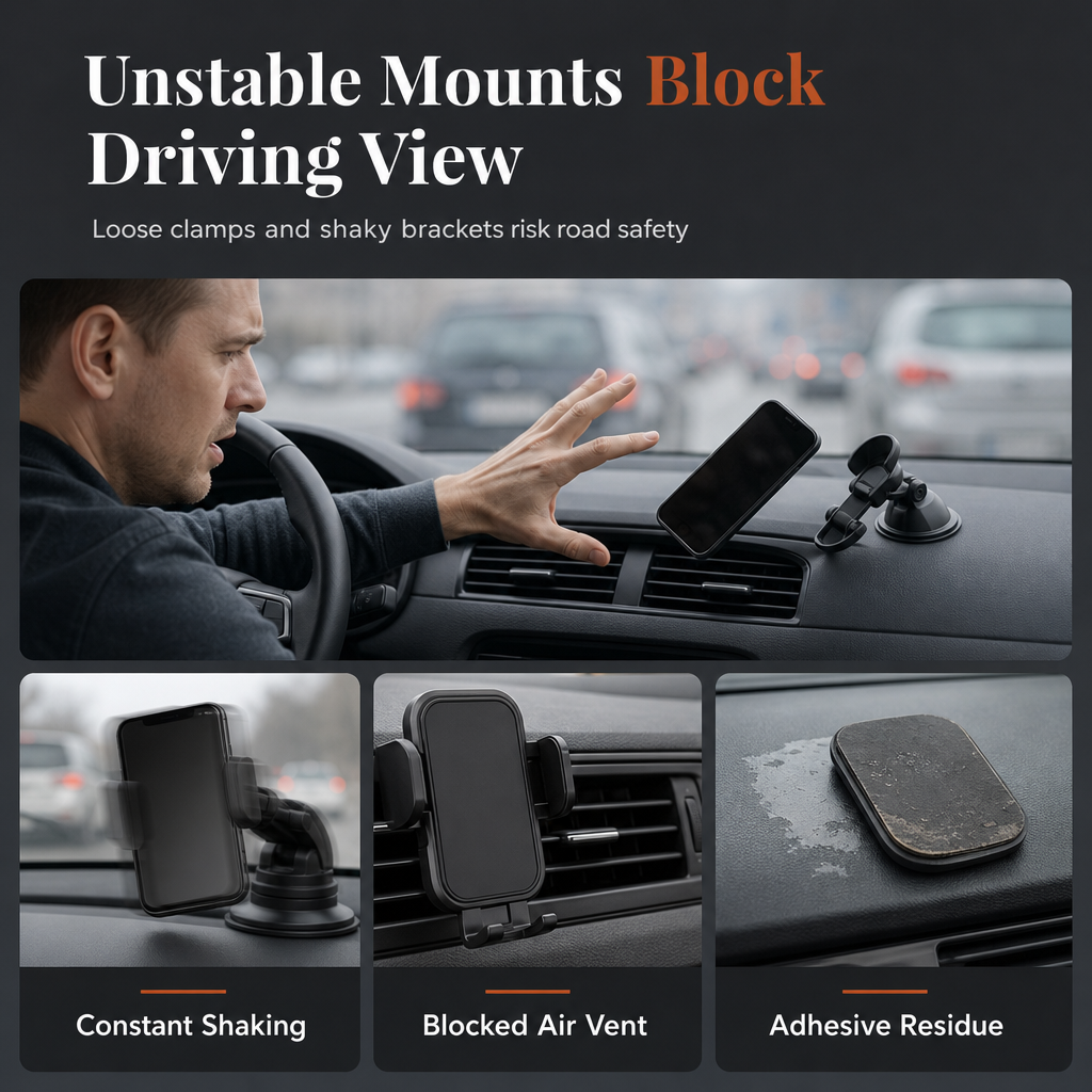Mount Your Phone Instantly! Unshakable Suction Car Holder