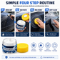 Winter Car Cleaning and Brightening Paste 40g with Sponge for Removing Salt Stains Snow Melt Residue and Water Spots