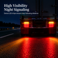 Stay Visible Instantly! 26-LED Dual-Color Trailer Tail Light