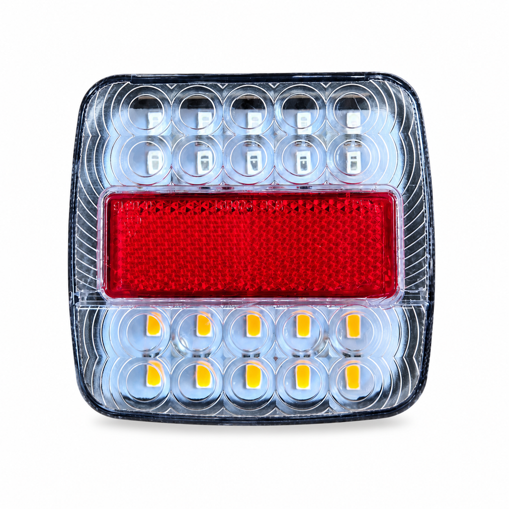 Stay Visible Instantly! 26-LED Dual-Color Trailer Tail Light