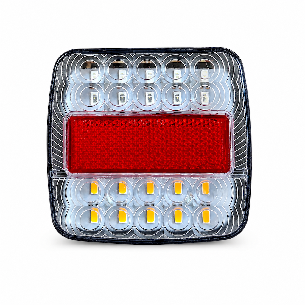 Stay Visible Instantly! 26-LED Dual-Color Trailer Tail Light